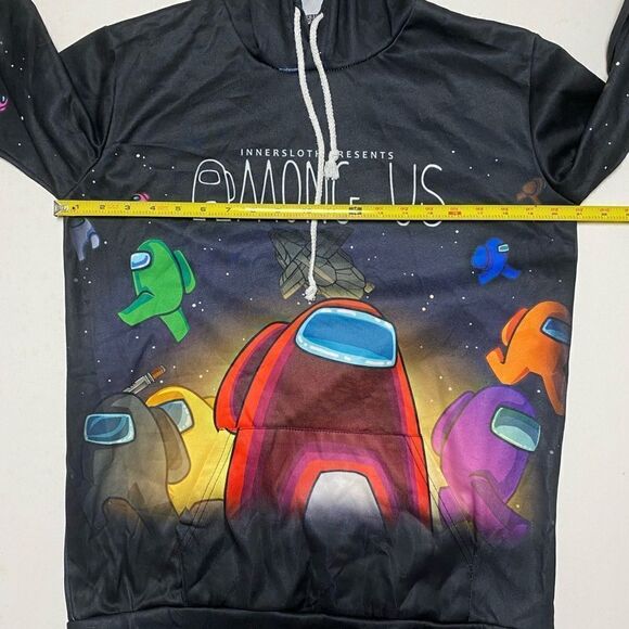 Innersloth Presents Among Us Unisex 3D All Over Print Pullover Hoodie Sz M - Picture 4 of 9